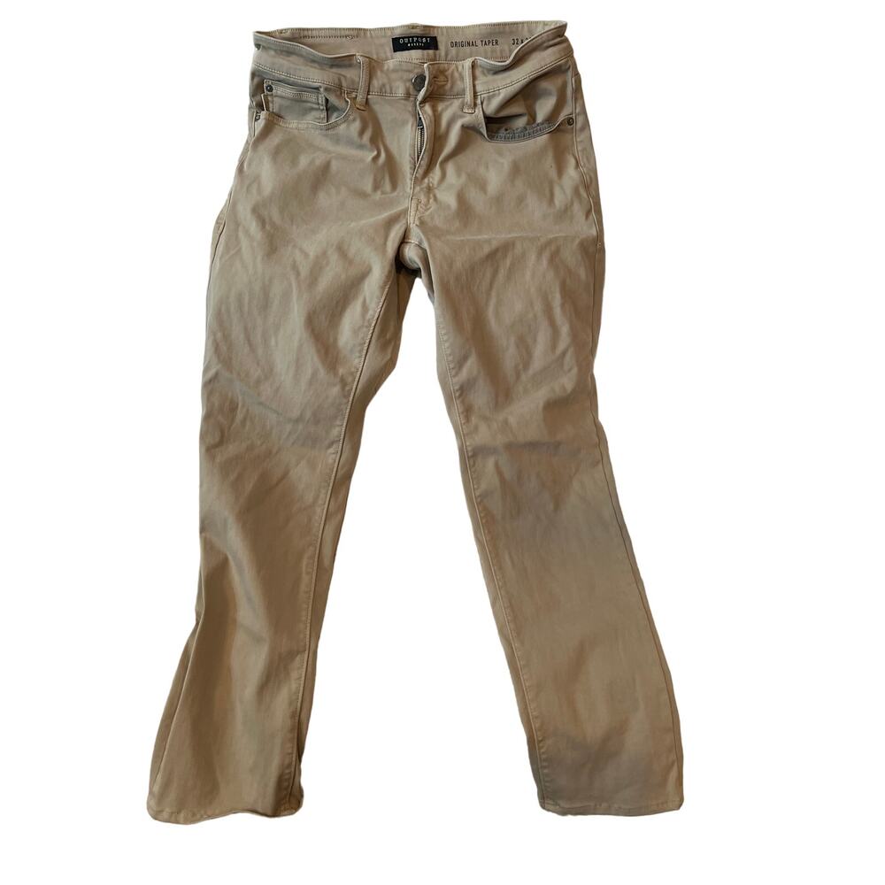 Outpost Makers Beige Original Taper Jeans 32x32